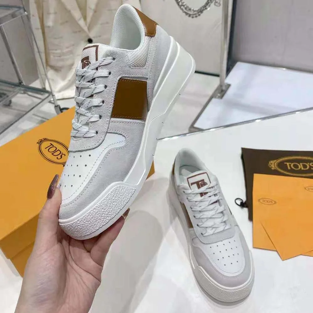 TODS Sneakers in Suede and Smooth Leather for Men in Brown