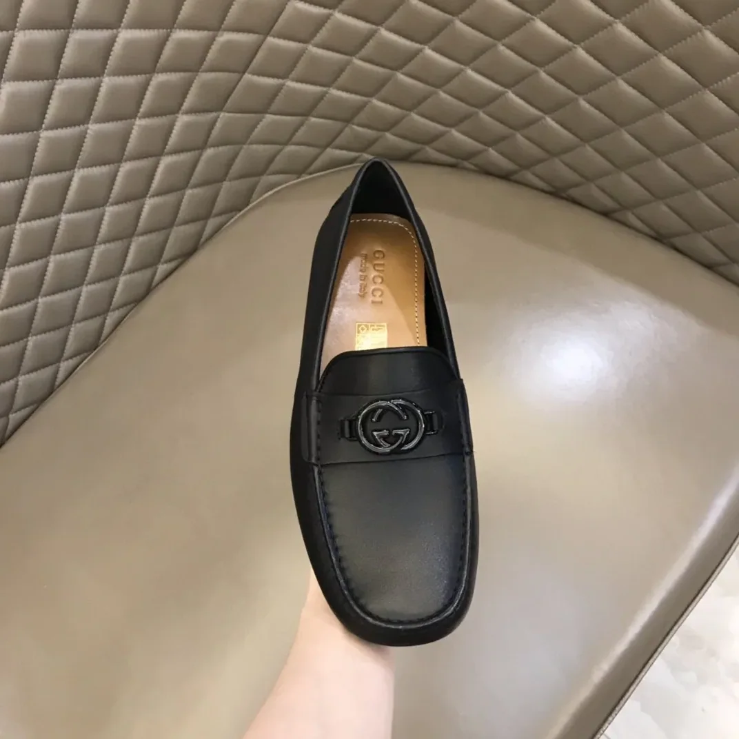 Loafer With Interlocking G Black