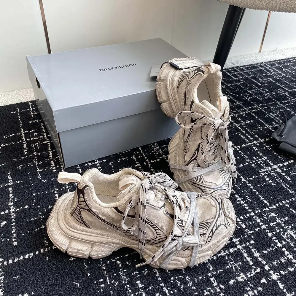 Balenciaga 3XL Sneaker in Beige Mesh and Polyurethane for Unisex