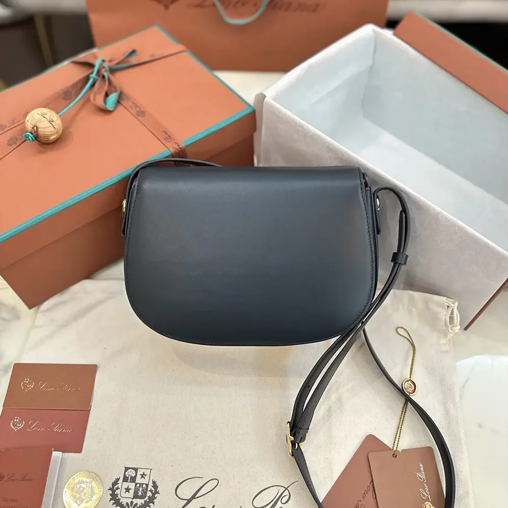 Loro Piana Mini Ghiera Bag for Women in Black