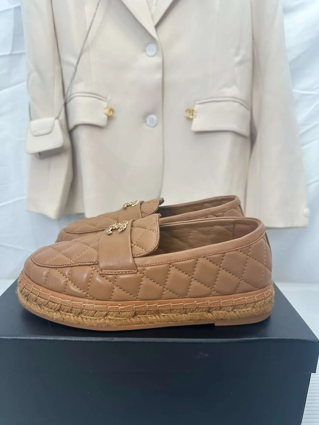Chanel Espadrilles Brown Chanel Espadrilles Brown