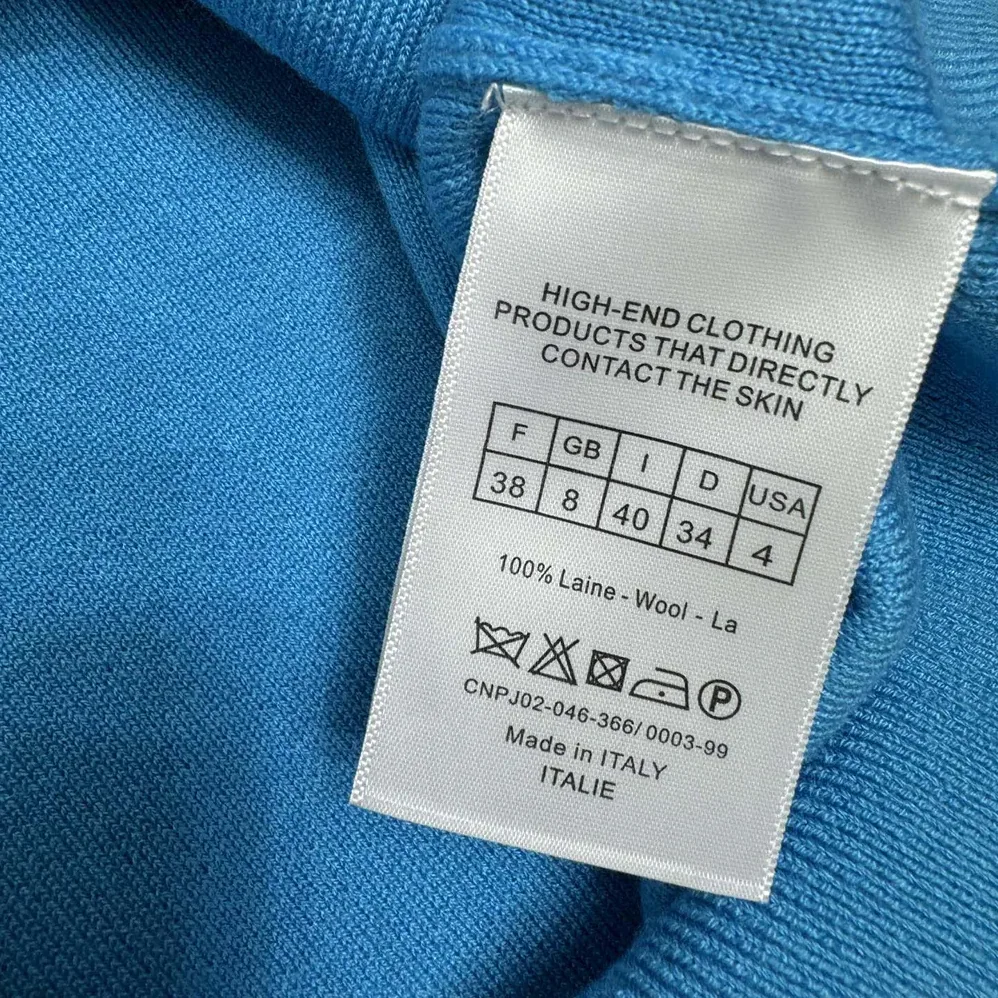 Dior Christian Dior Couture Sweater Blue Wool Blend for Women