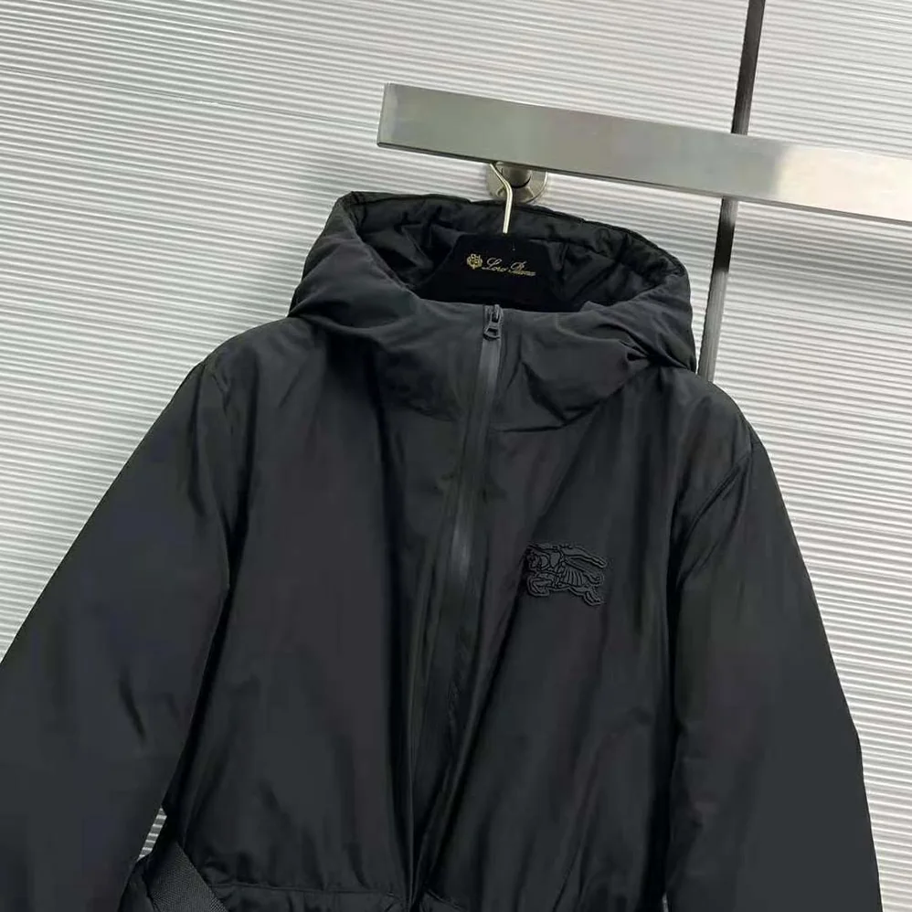 Burberry EKD Hooded Jacket for Men in Black