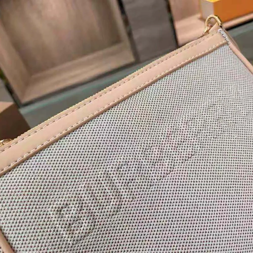 Burberry Embossed Logo Canvas and Leather Olympia Pouch for Women