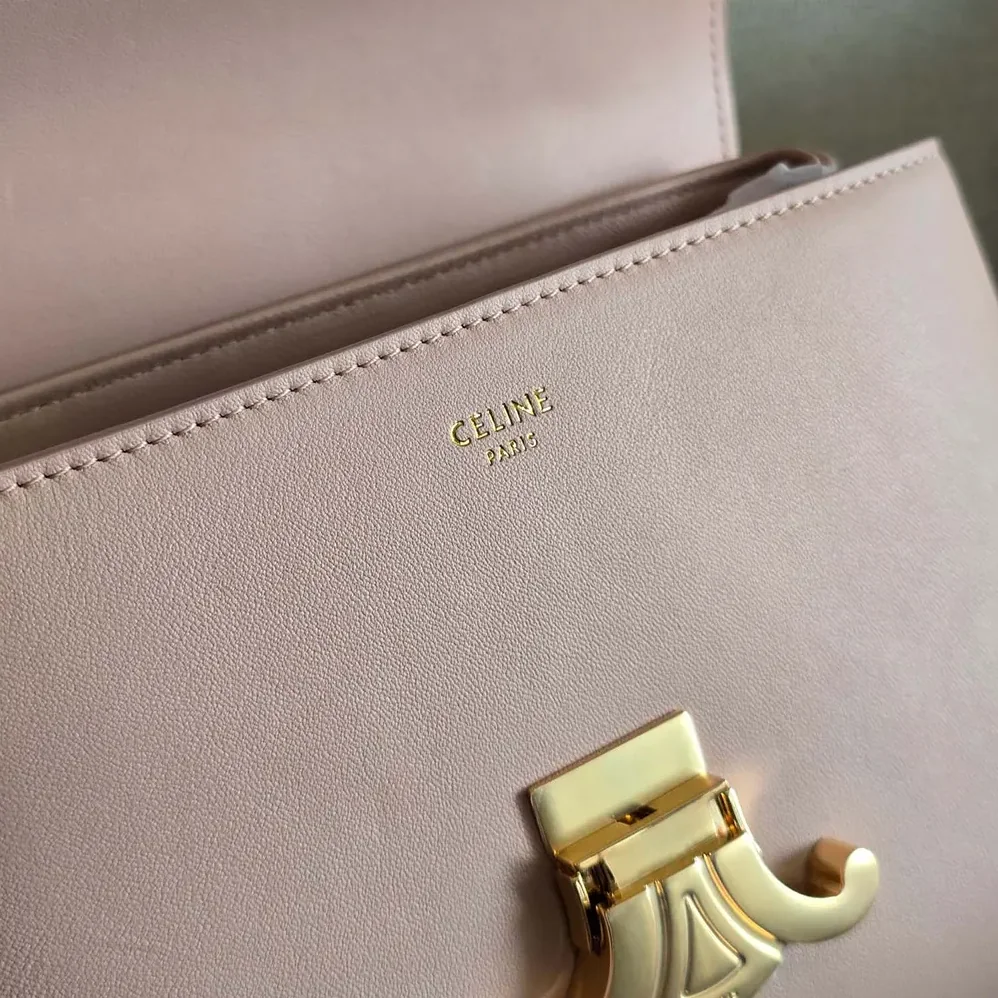 Celine Teen Nino Bag in Smooth Satinated Calfskin for Women in Pink