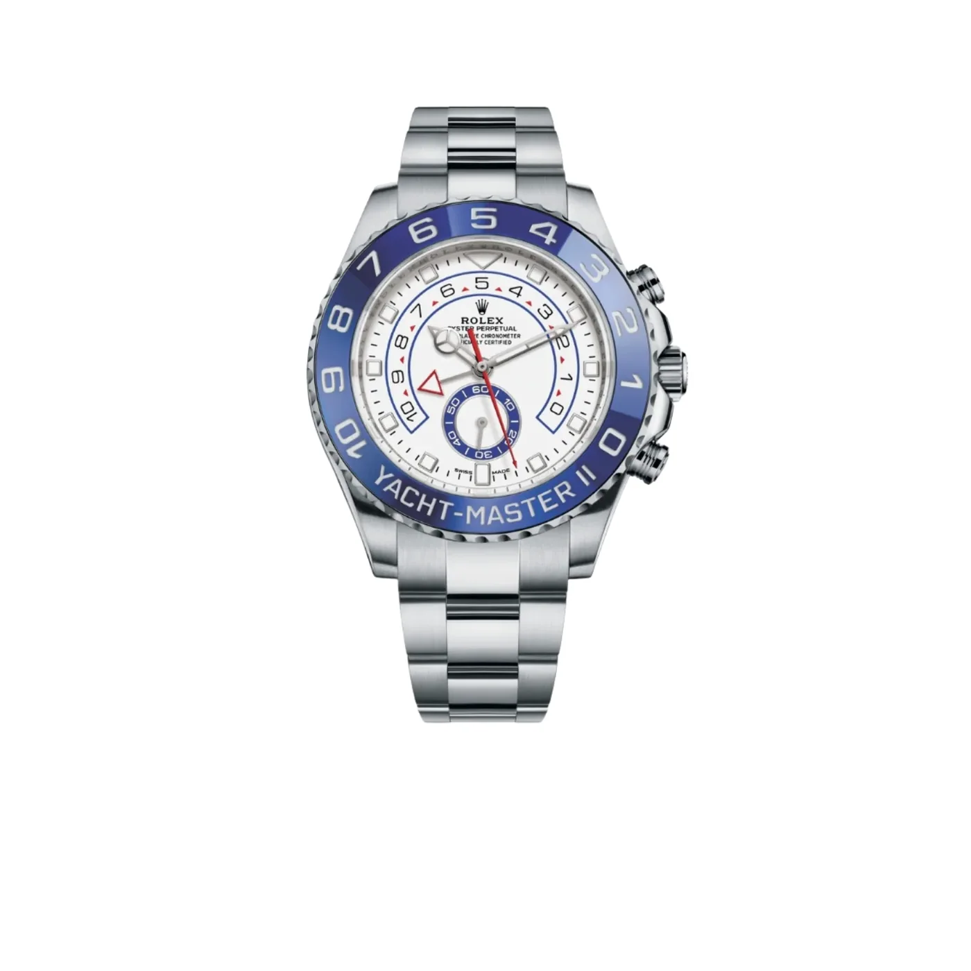 Rolex Yacht-Master II Watch Silver Toned White Dial Rolex Yacht-Master II Watch Silver Toned White Dial