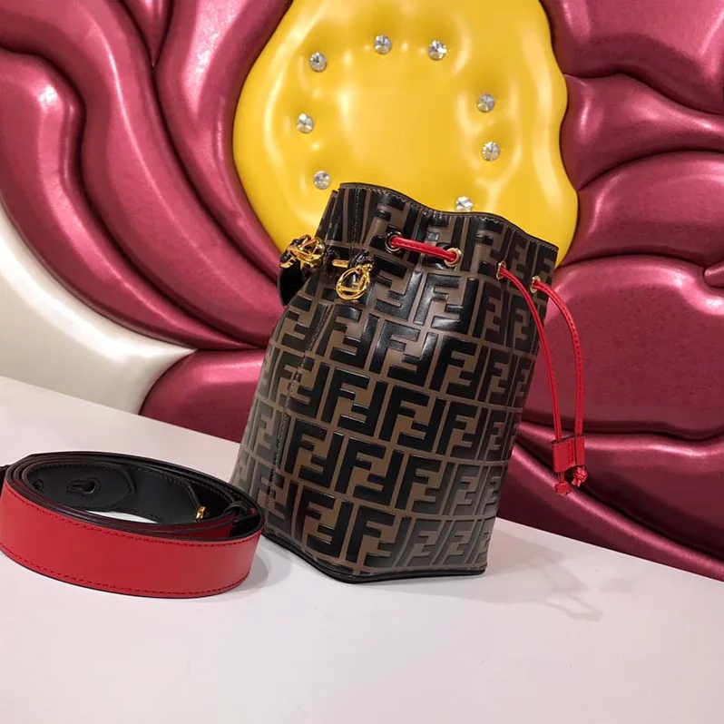 Fendi Mon Tresor Multicolor Leather Bag for Women Fendi Mon Tresor Multicolor Leather Bag for Women