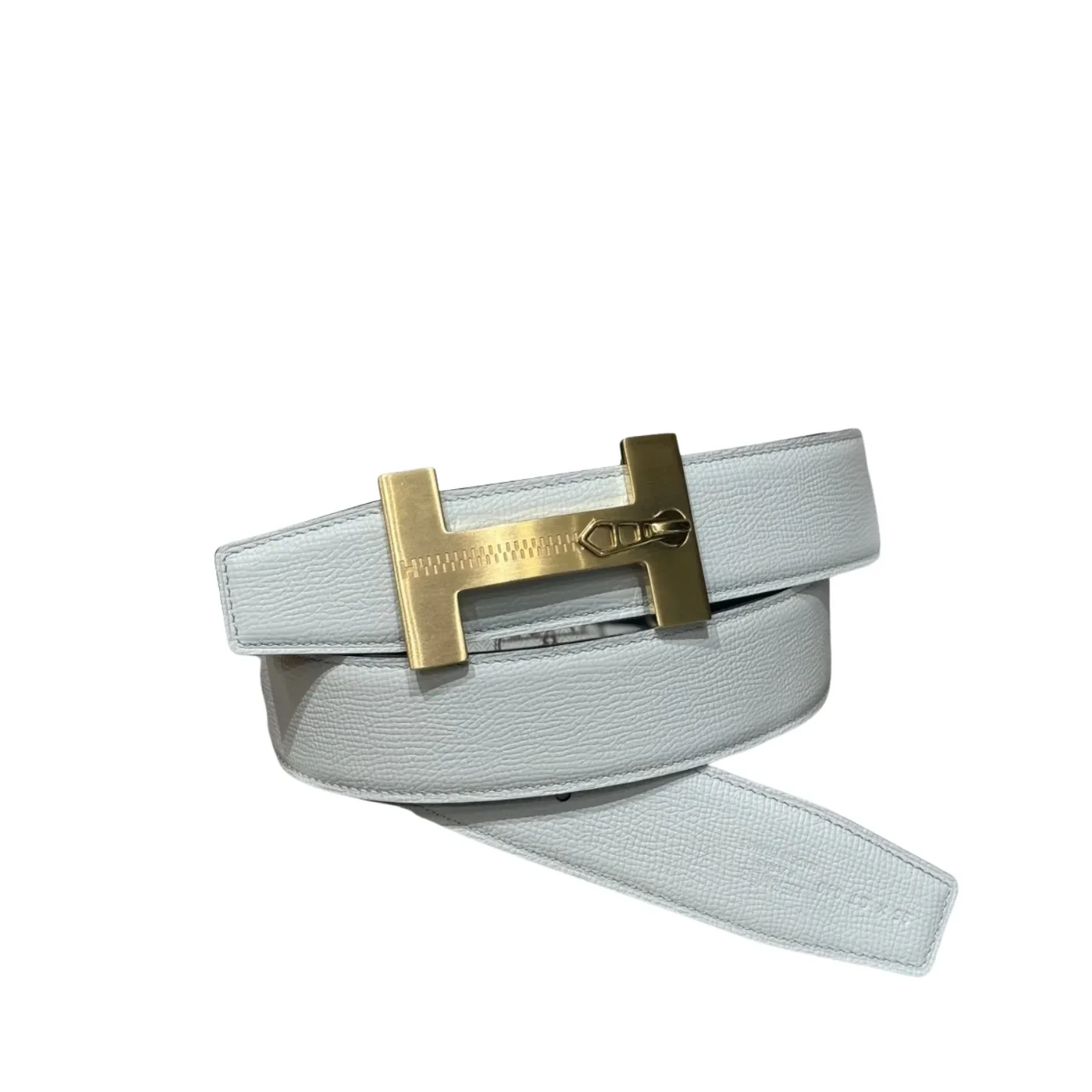 Hermès H-Zip Reversible Belt White & Black Hermès H-Zip Reversible Belt White & Black
