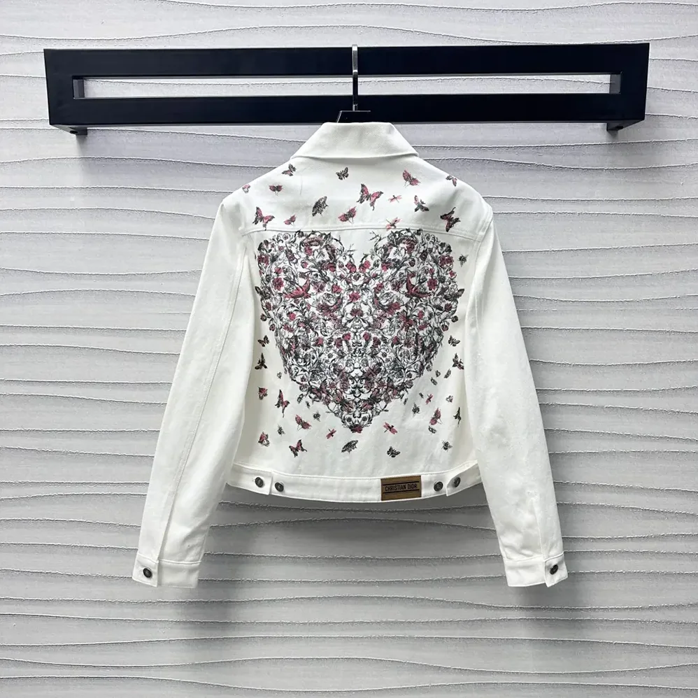 Dior Jacket Ecru Cotton Denim with Gold for Men in Tone Dior Astral Motif Dior Jacket Ecru Cotton Denim with Gold for Men in Tone Dior Astral Motif