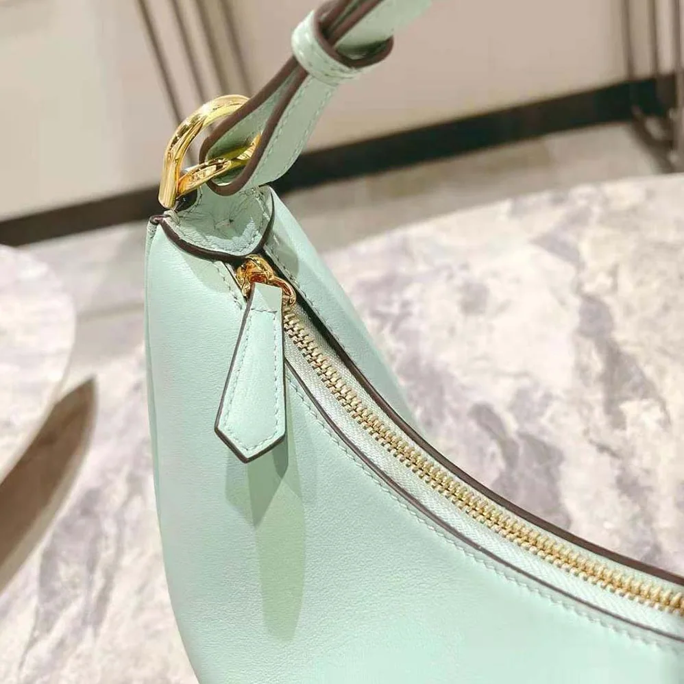 Fendi Fendigraphy Small Mint Green Leather Bag for Women