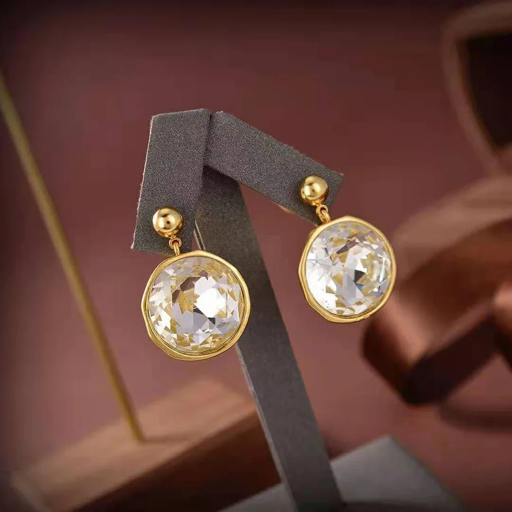 Loewe Sphere Earrings in Crystal and Metal for Women Loewe Sphere Earrings in Crystal and Metal for Women