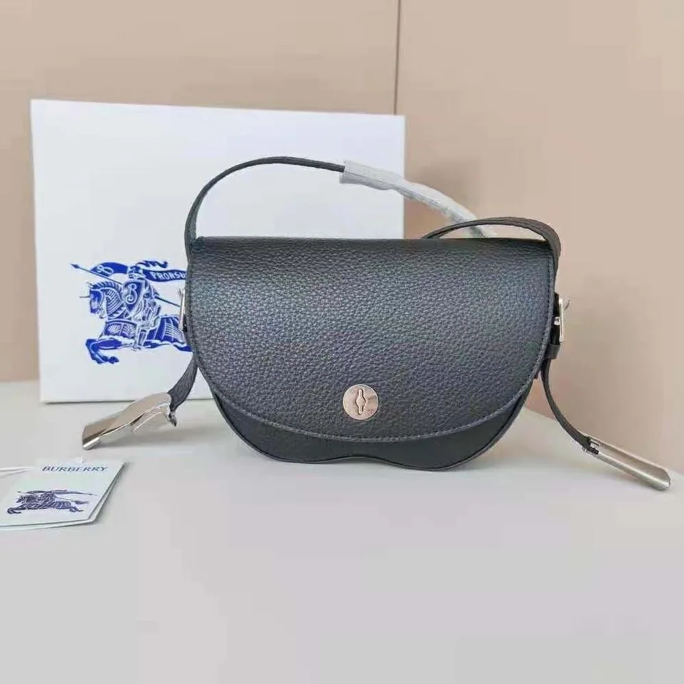 Burberry Chess Satchel for Women in Black