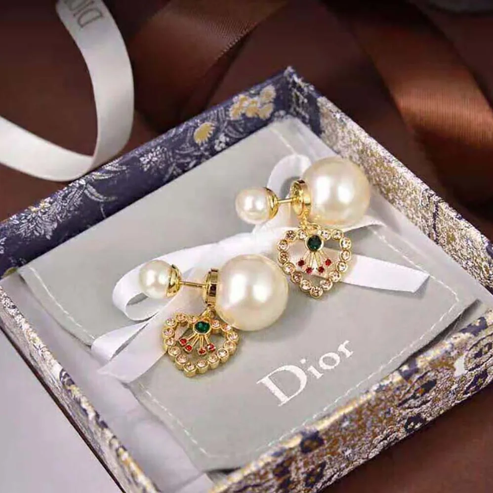 Dior Tribales Earrings Gold for Women in Finish Metal