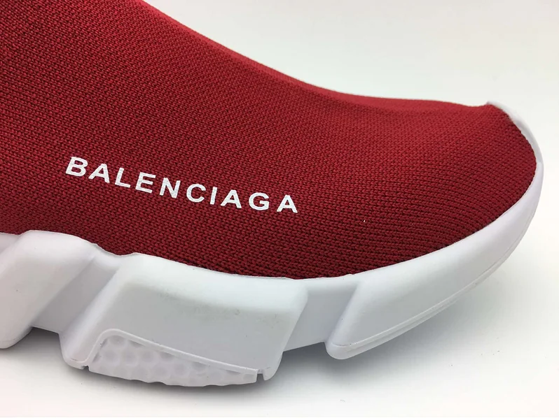 Balenciaga Stretch Mesh High Top Sneakers for Unisex in Red Balenciaga Stretch Mesh High Top Sneakers for Unisex in Red