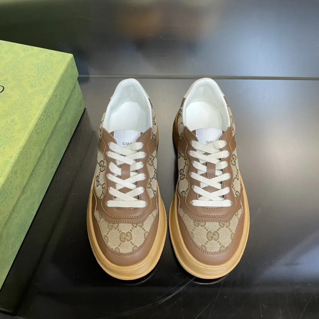 Gucci GG Sneaker Brown And Beige for Women Gucci GG Sneaker Brown And Beige for Women