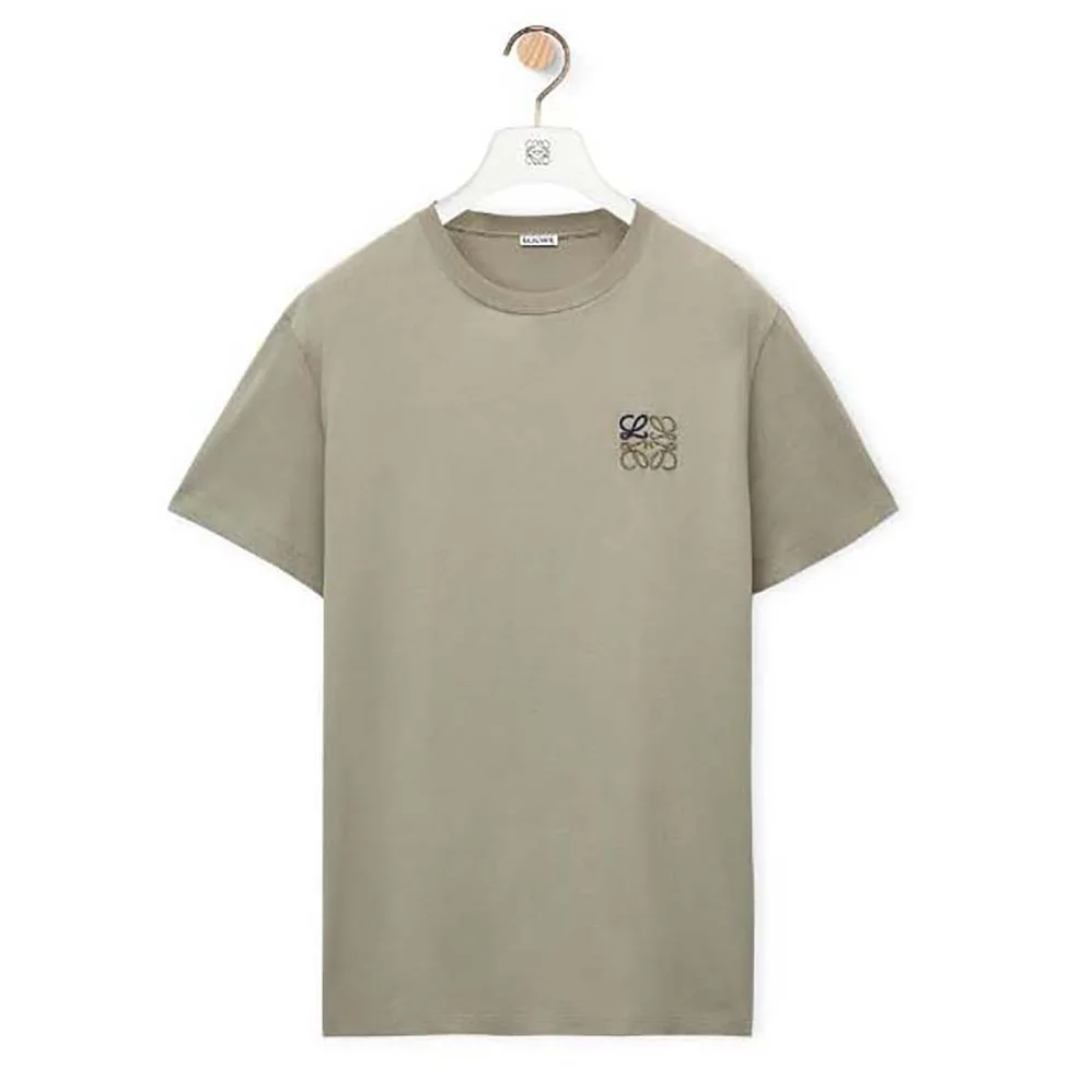 Loewe Anagram T-shirt in Cotton for Men in Beige Loewe Anagram T-shirt in Cotton for Men in Beige