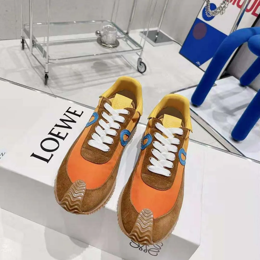 Loewe Flow Runner in Nylon and Suede for Men