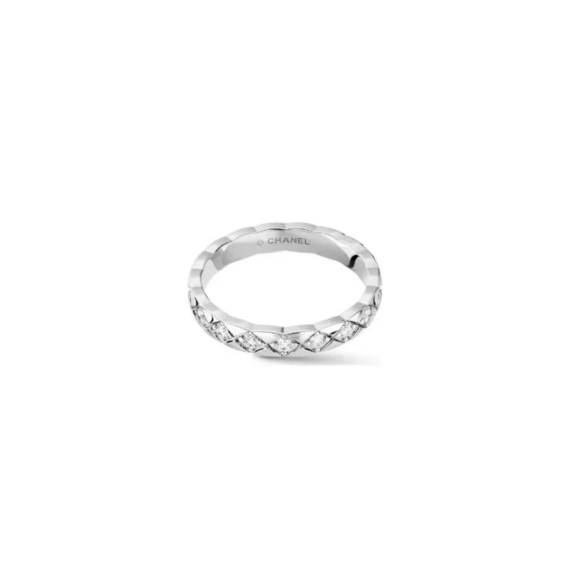Chanel Coco Crush Ring White Gold Mini Version Chanel Coco Crush Ring White Gold Mini Version