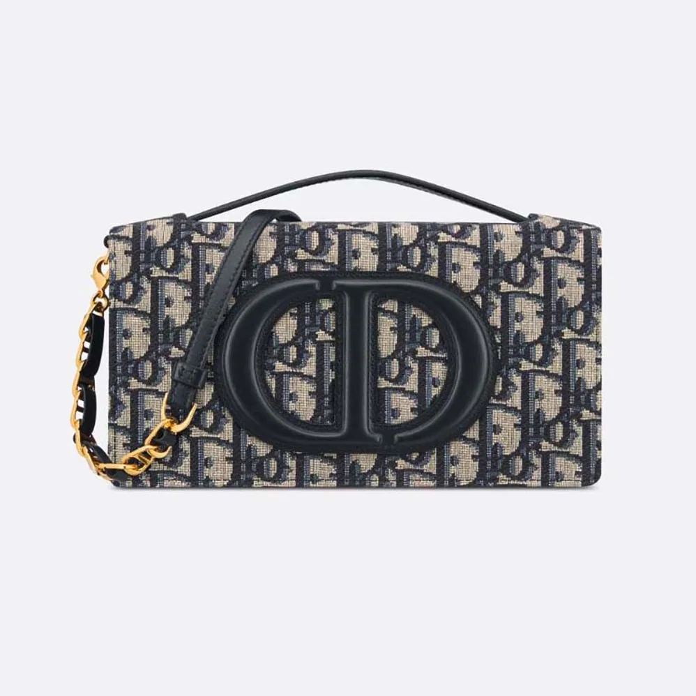 Dior CD Signature Mini Bag Blue Dior Oblique Jacquard for Women Dior CD Signature Mini Bag Blue Dior Oblique Jacquard for Women