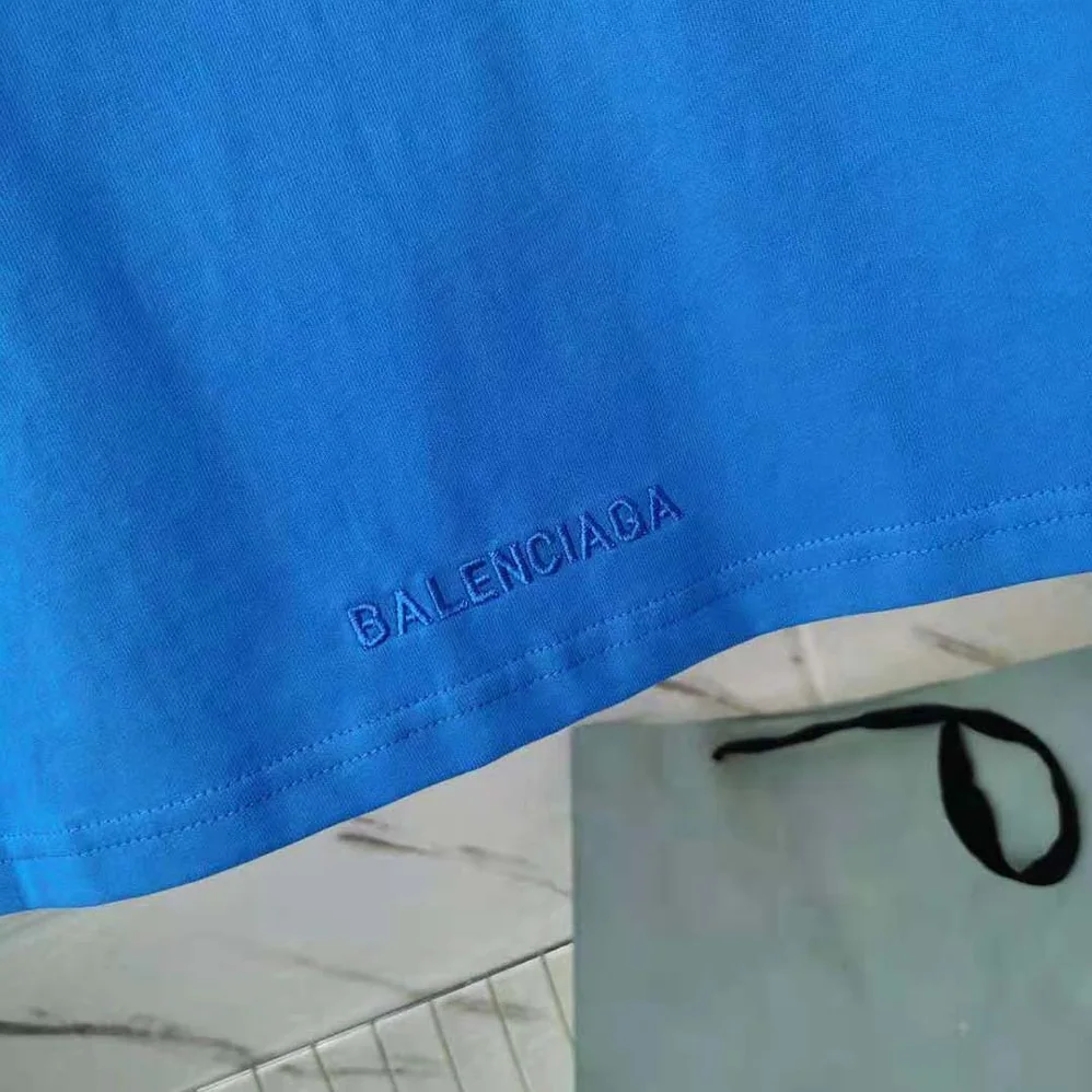 Balenciaga Simpsons Tm and 20th Television T for Men in shirt Oversized in Blue Balenciaga Simpsons Tm and 20th Television T for Men in shirt Oversized in Blue