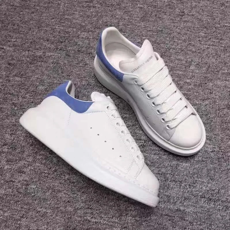 Alexander McQueen Oversized Sneaker Shoes for Women in Navy Blue Alexander McQueen Oversized Sneaker Shoes for Women in Navy Blue