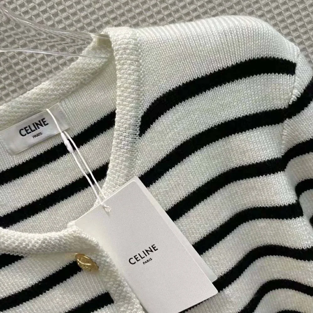 Celine Chasseur Jacket in Striped Wool for Women