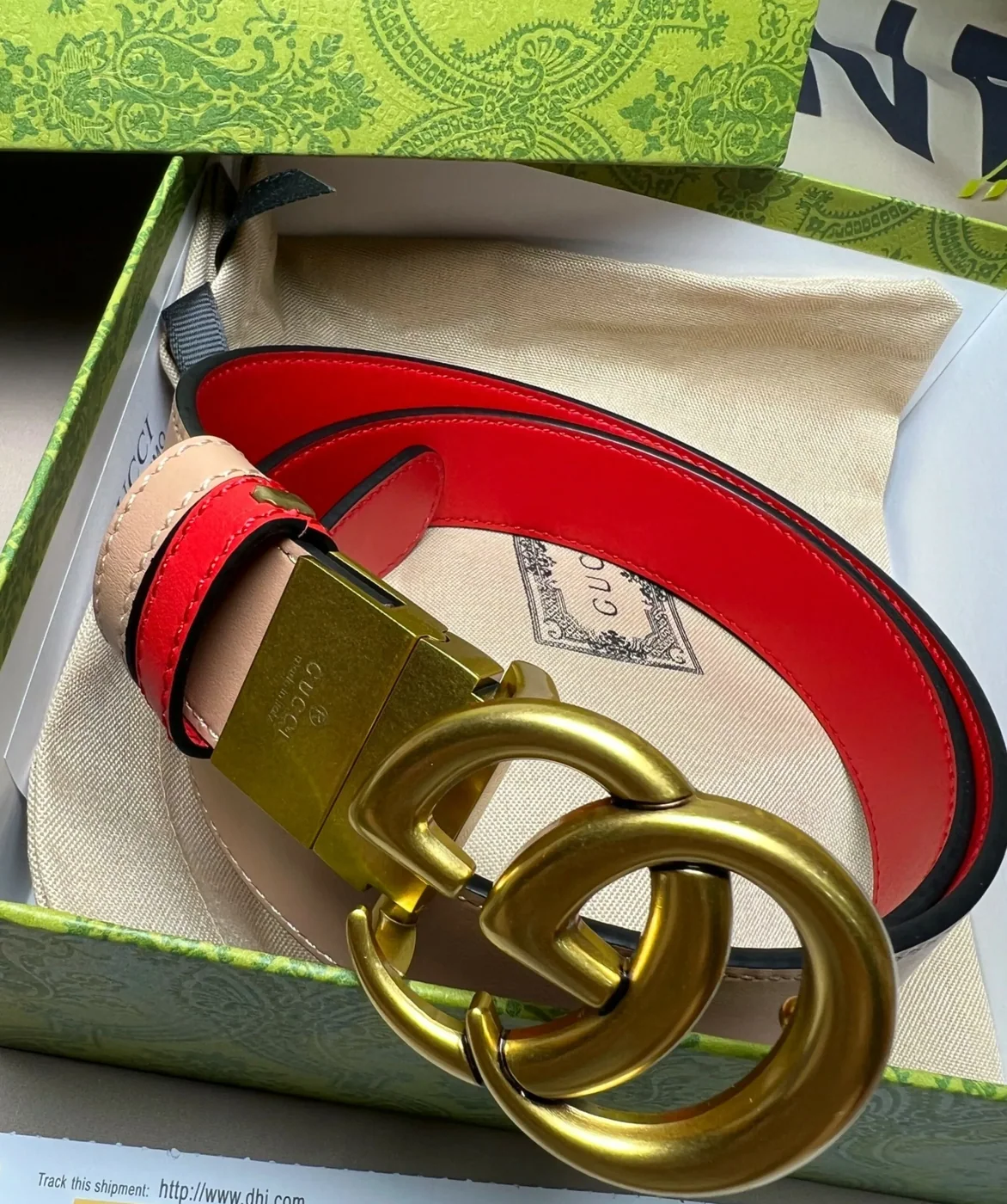 Gucci Marmont Reversible Belt Brown 659416_0YATC_2742
