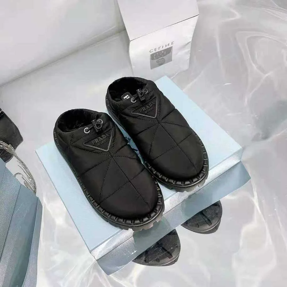 Prada Padded Nylon Slippers for Women