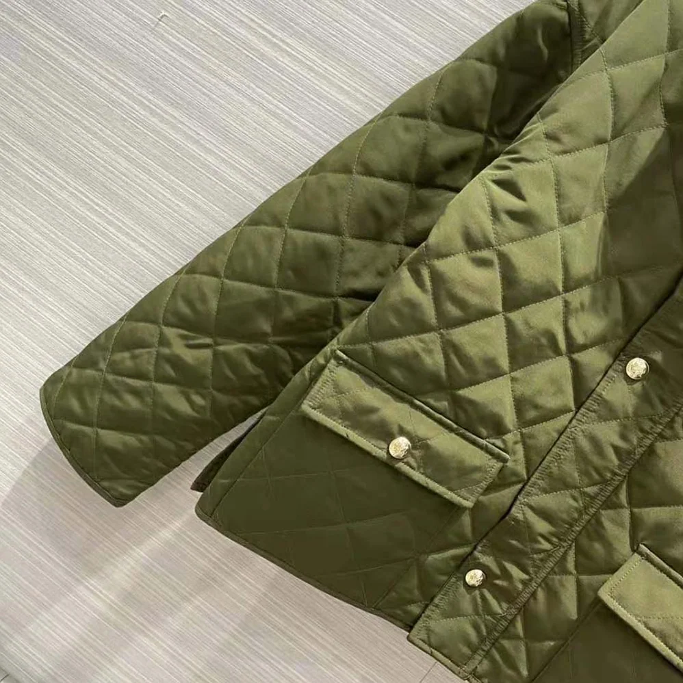 Celine Quilted Hunting Jacket in Lightweight Nylon for Women Celine Quilted Hunting Jacket in Lightweight Nylon for Women