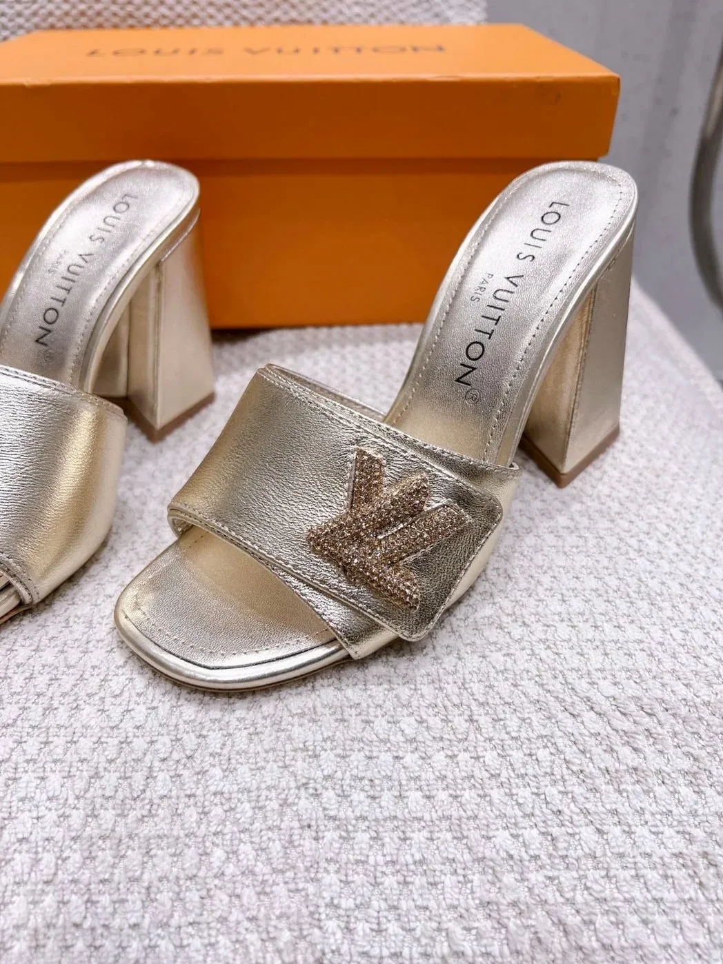 Louis Vuitton Shake Mule Gold Louis Vuitton Shake Mule Gold