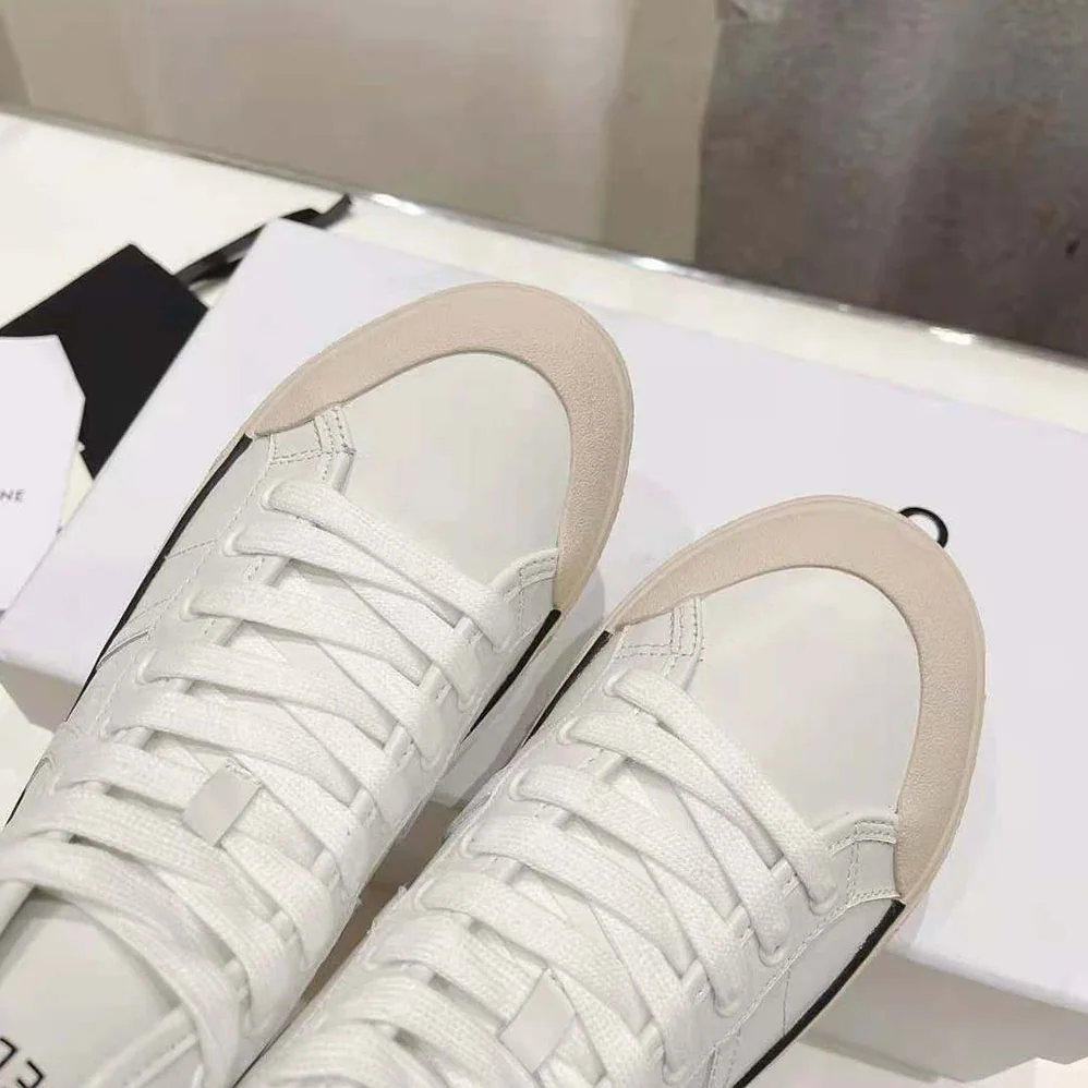 Celine As-02 Mid Low Lace-up Celine Alan Sneakers with Triomphe Patch in Calfskin for Unisex Celine As-02 Mid Low Lace-up Celine Alan Sneakers with Triomphe Patch in Calfskin for Unisex