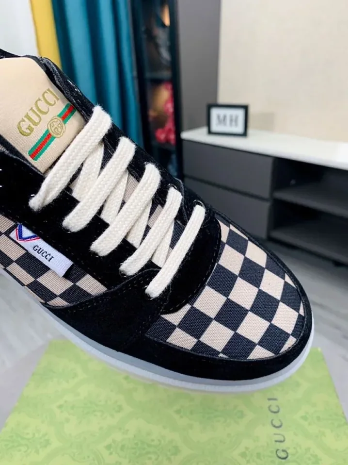 Gucci Sneaker Caro Black And Beige for Men