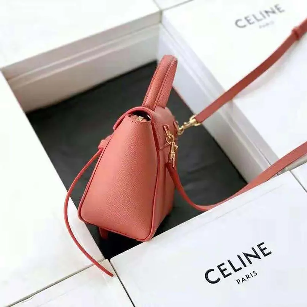 Celine Pico Belt Bag in Grained Calfskin Lychee for Women