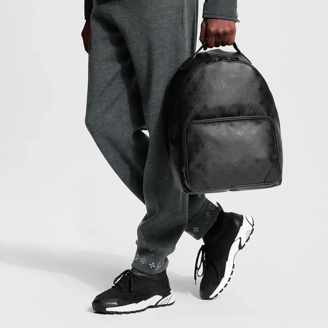 Louis Vuitton Discovery Cargo Backpack / Black Monogram Midnight Black Hardware