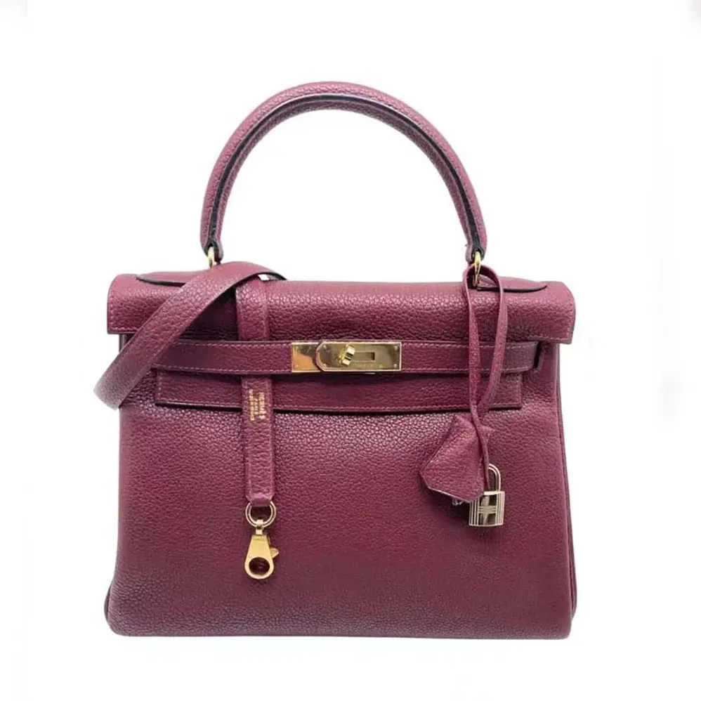 Hermes Kelly Bag 20 in Epsom Leather for Women in Bordeaux