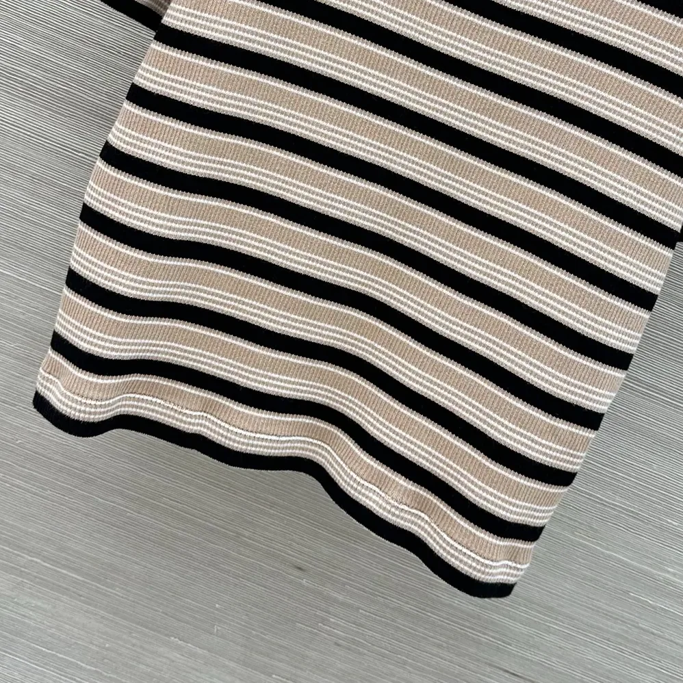 Fendi Top Multicolor Striped Cotton Jumper for Women Fendi Top Multicolor Striped Cotton Jumper for Women