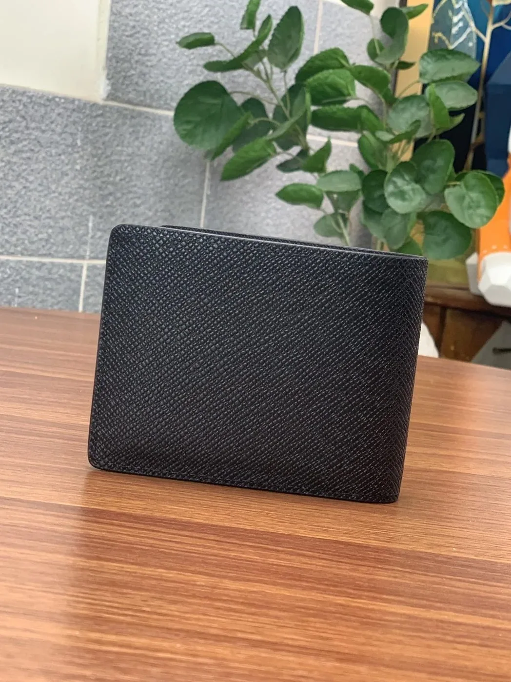 Louis Vuitton Multiple Wallet Taiga Black