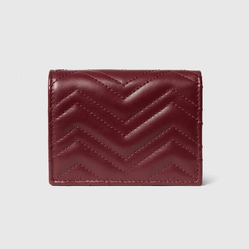 Gucci Marmont Small Wallet Rosso Ancora Red /