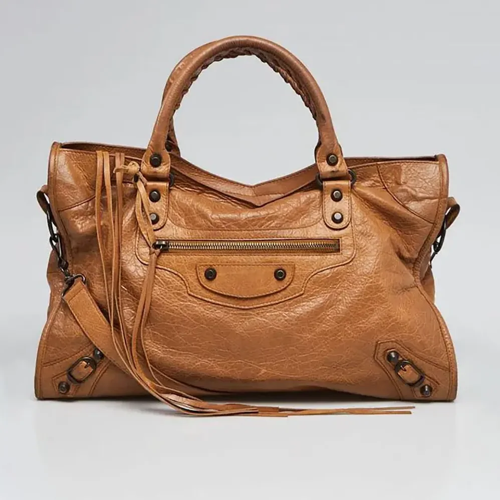 Balenciaga Le City Medium Bag Metallized in Brown for Women Balenciaga Le City Medium Bag Metallized in Brown for Women