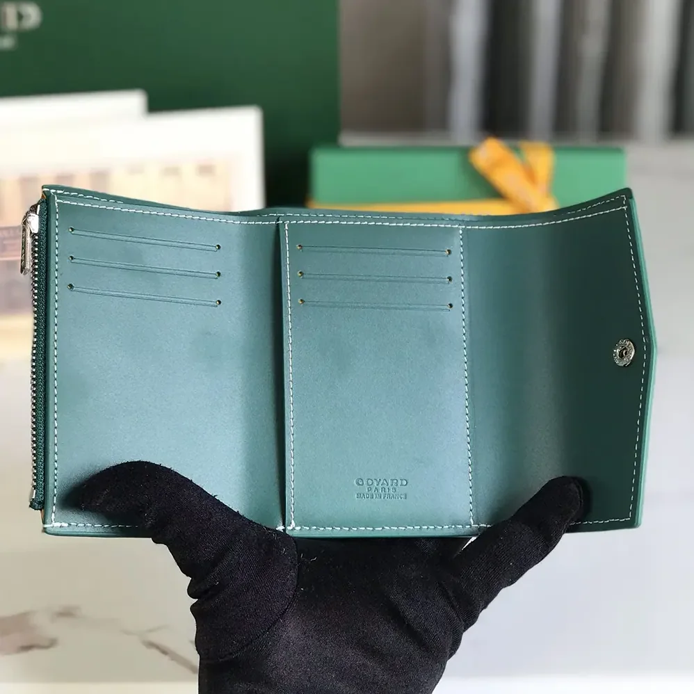 Goyard Saint Gabrie Wallet for Unisex in Green Goyard Saint Gabrie Wallet for Unisex in Green