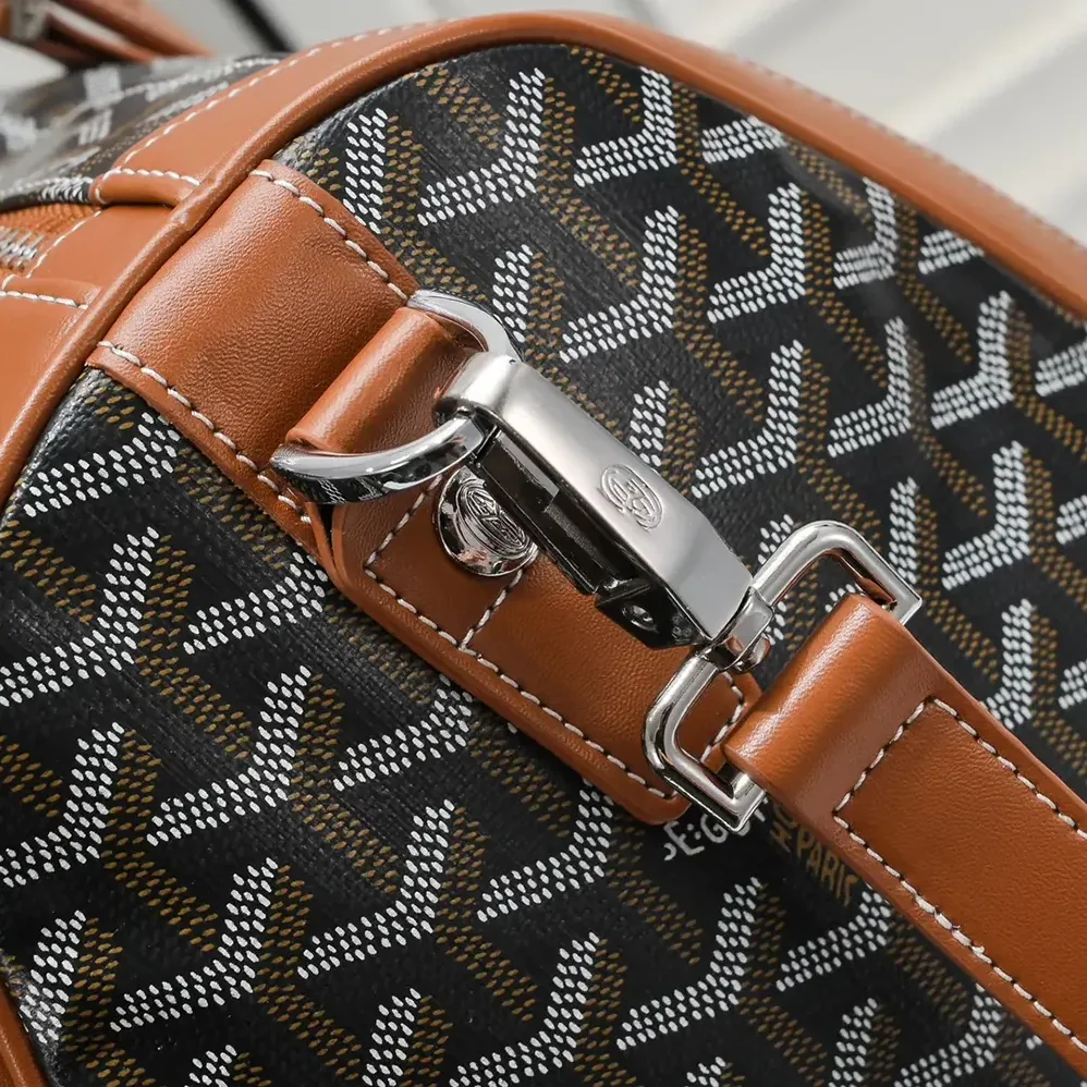 Goyard Boston 50 Bag for Unisex in Brown