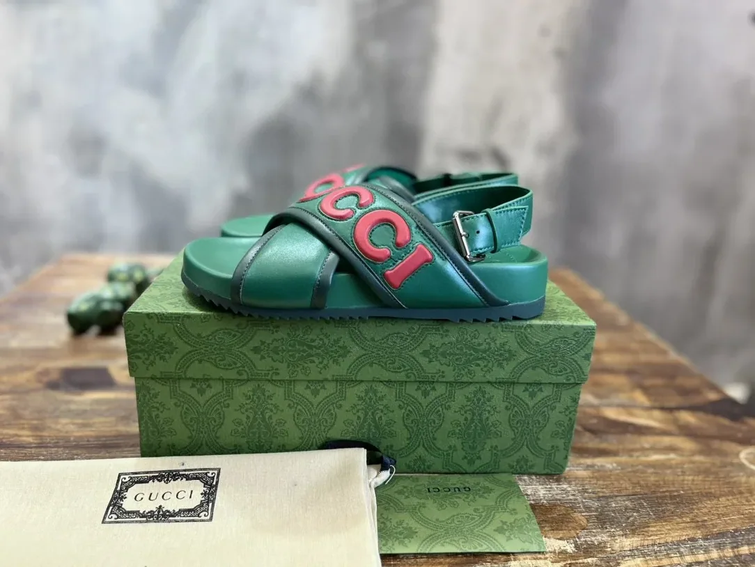 Gucci Sandal Green for Men