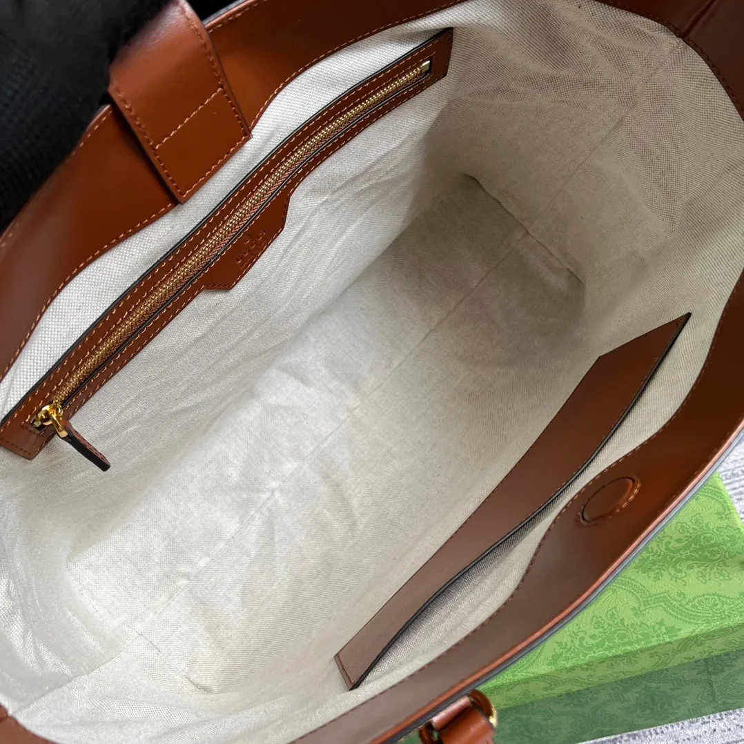 Gucci GG Medium Tote Brown Gucci GG Medium Tote Brown