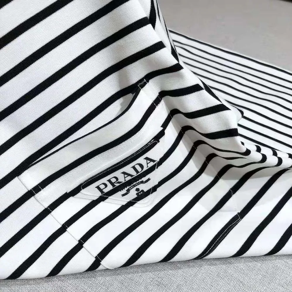 Prada Cotton T for Women in shirt with Overprinted Logo