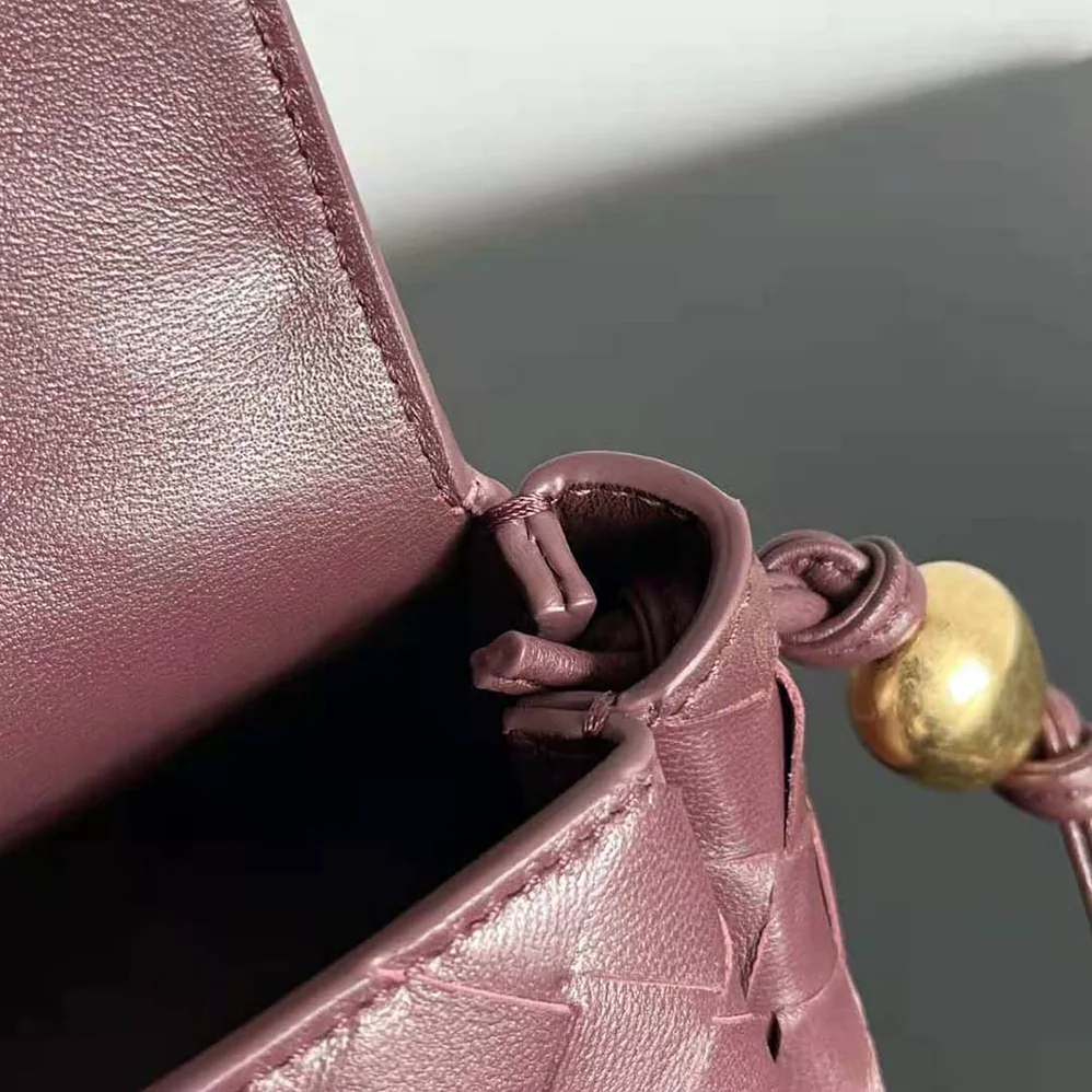 Bottega Veneta Intrecciato Leather Multi Pouch On Strap for Women in Maroon Bottega Veneta Intrecciato Leather Multi Pouch On Strap for Women in Maroon