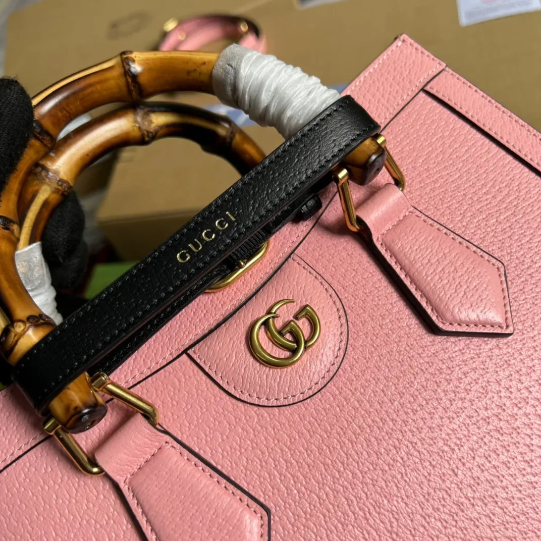 Gucci Diana Medium Tote Bag Pink Gucci Diana Medium Tote Bag Pink
