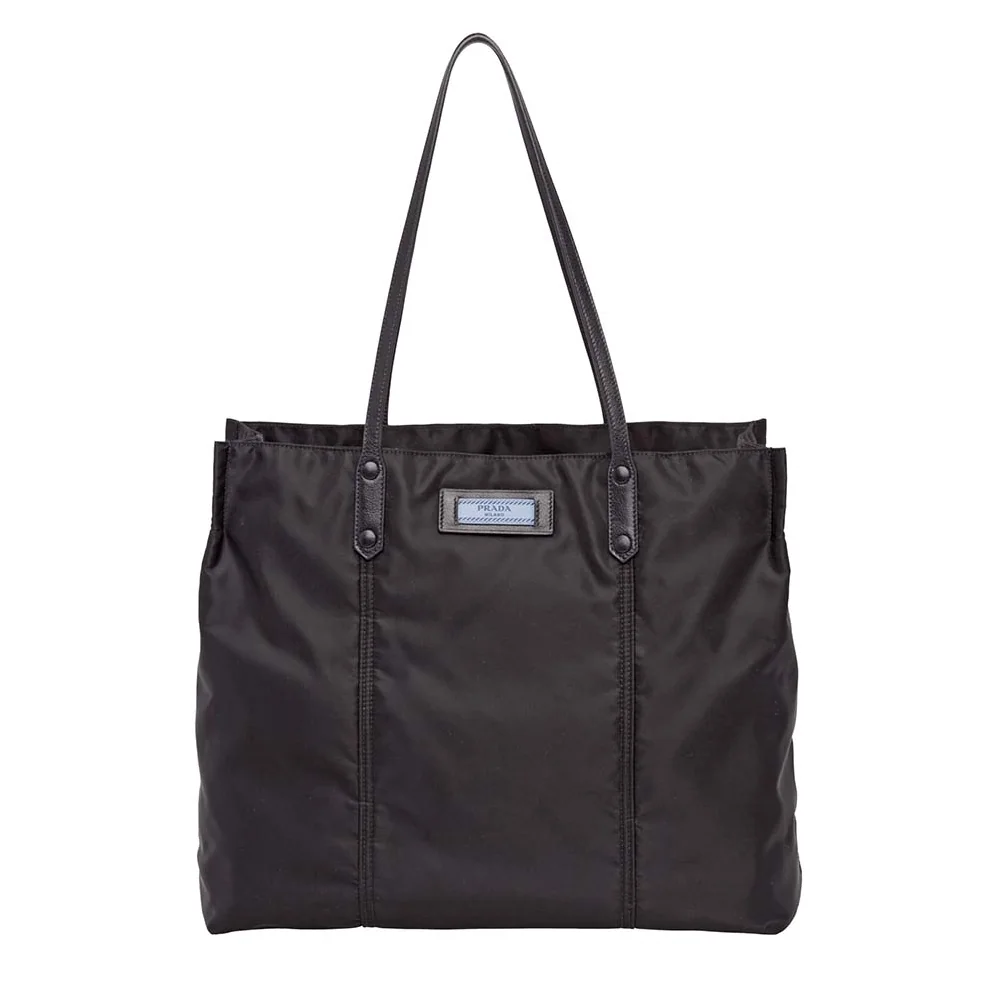 Prada Small Etiquette Nylon Bag for Women in Black Prada Small Etiquette Nylon Bag for Women in Black