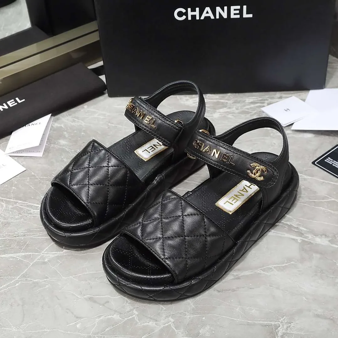 Chanel Sandal Black