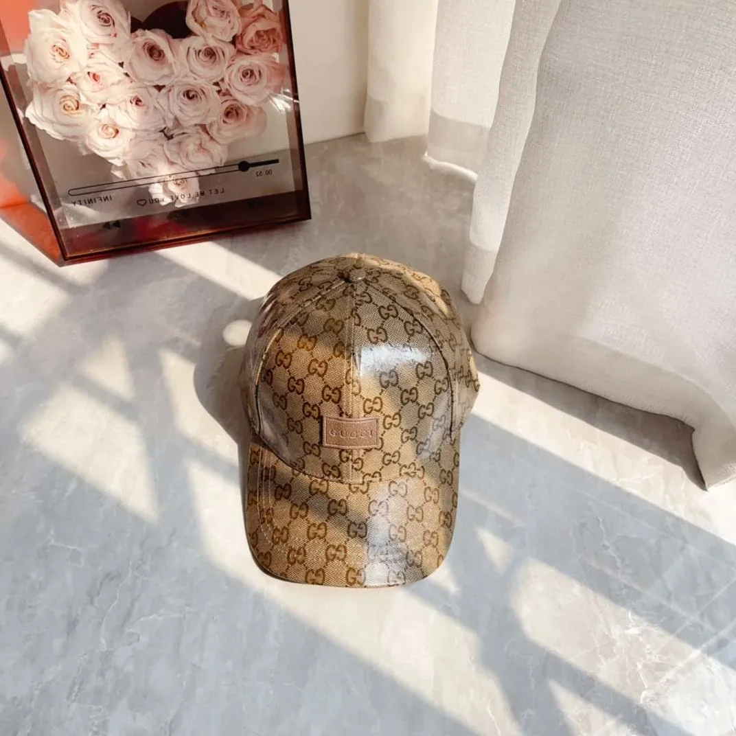 Gucci GG Canvas Baseball Hat Brown Gucci GG Canvas Baseball Hat Brown
