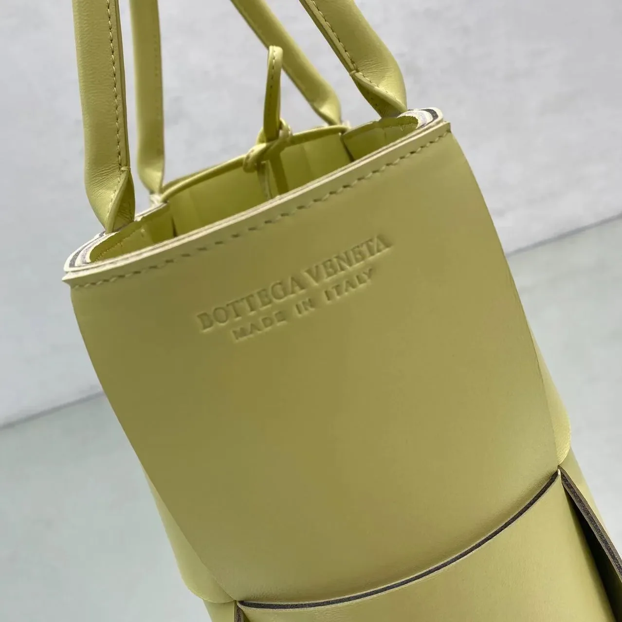 Bottega Veneta Small Arco Tote Bag Yellow Bottega Veneta Small Arco Tote Bag Yellow